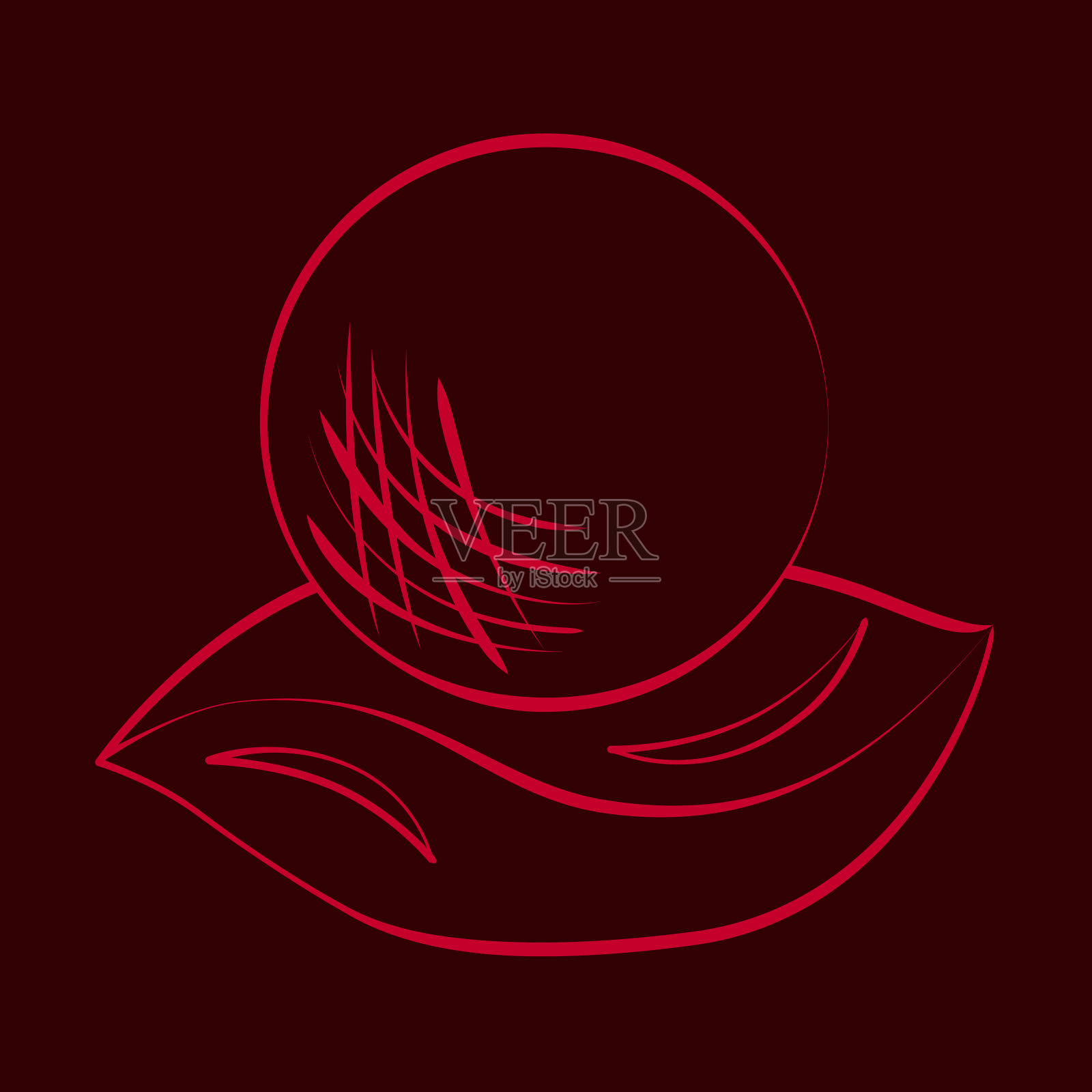 算命和占卜是神秘活动领域的独立元素。鬼鬼祟祟的叙述和巫术图标。矢量插图插画图片素材