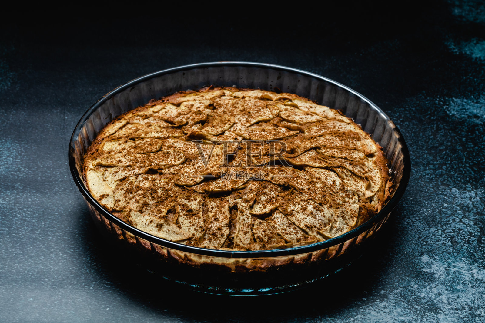 苹果蛋糕照片摄影图片