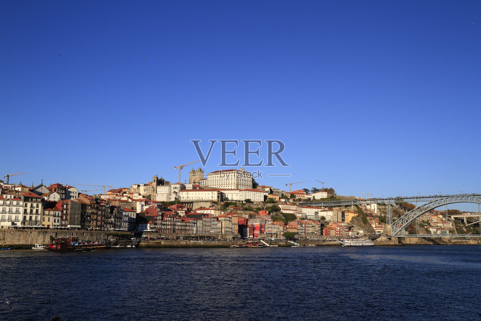 葡萄牙波尔图古城全景照片摄影图片