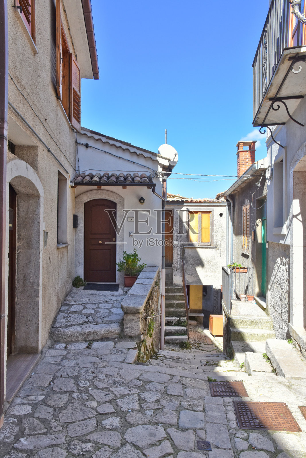 去古老的意大利村庄旅游照片摄影图片