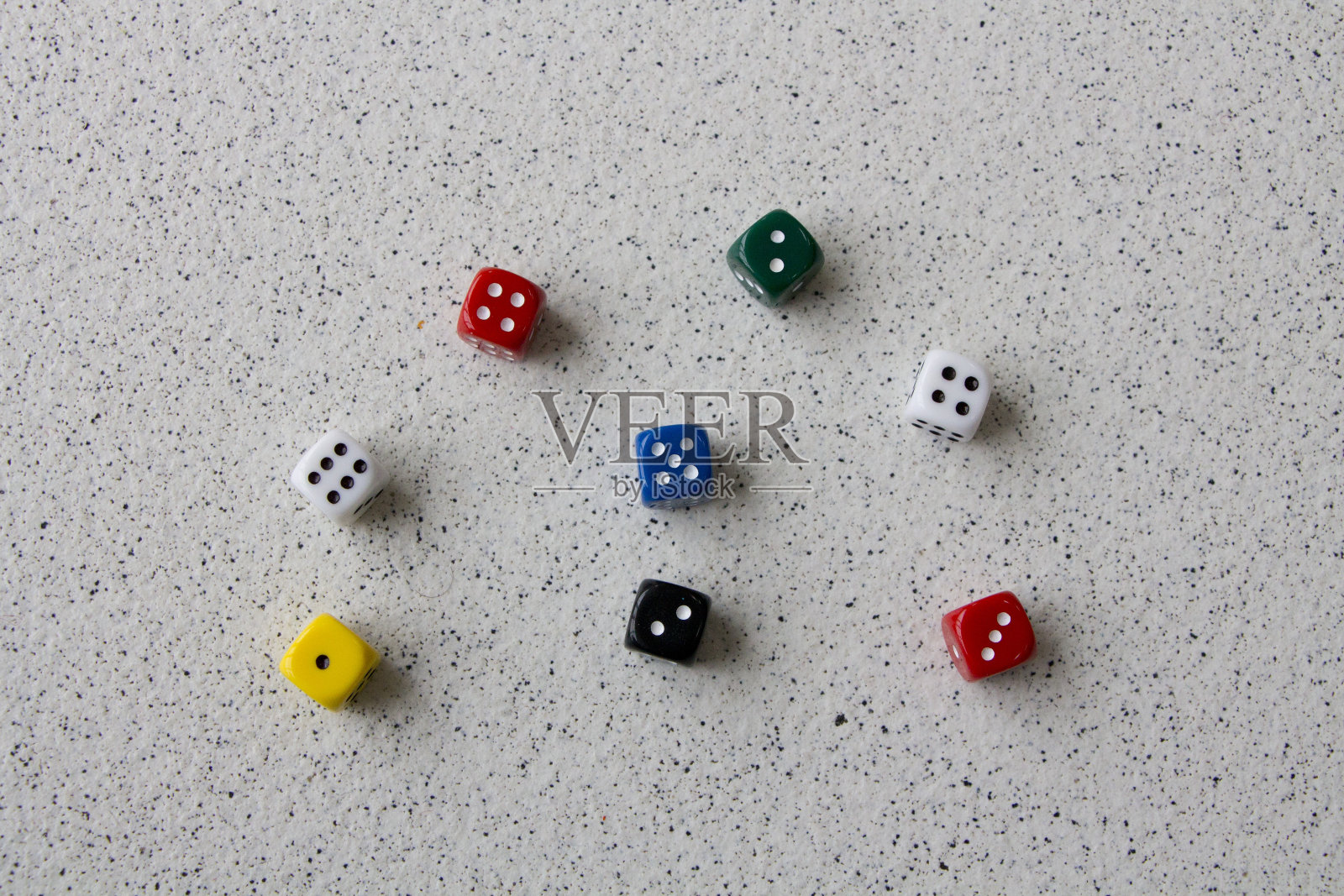 彩色的骰子照片摄影图片