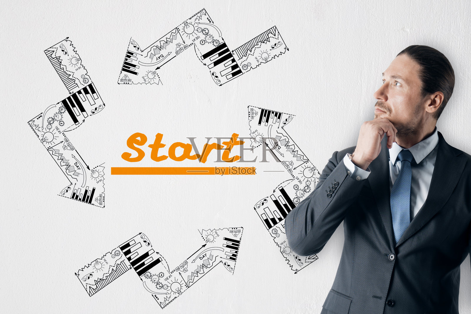 创业与成功理念照片摄影图片