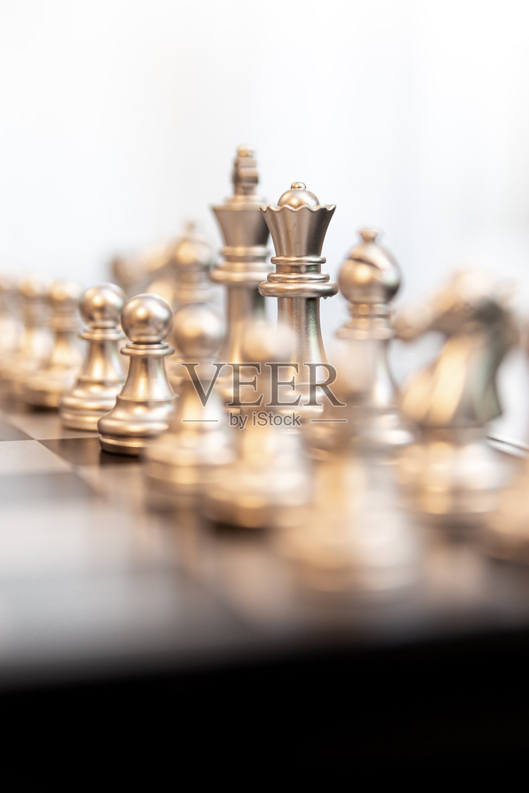 现代的金银棋盘照片摄影图片