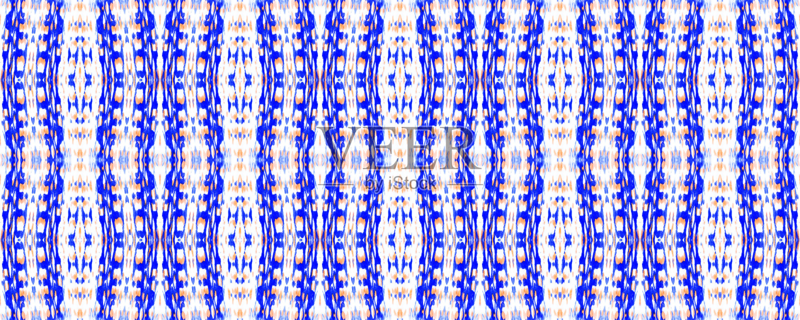 民族无缝模式。插画图片素材