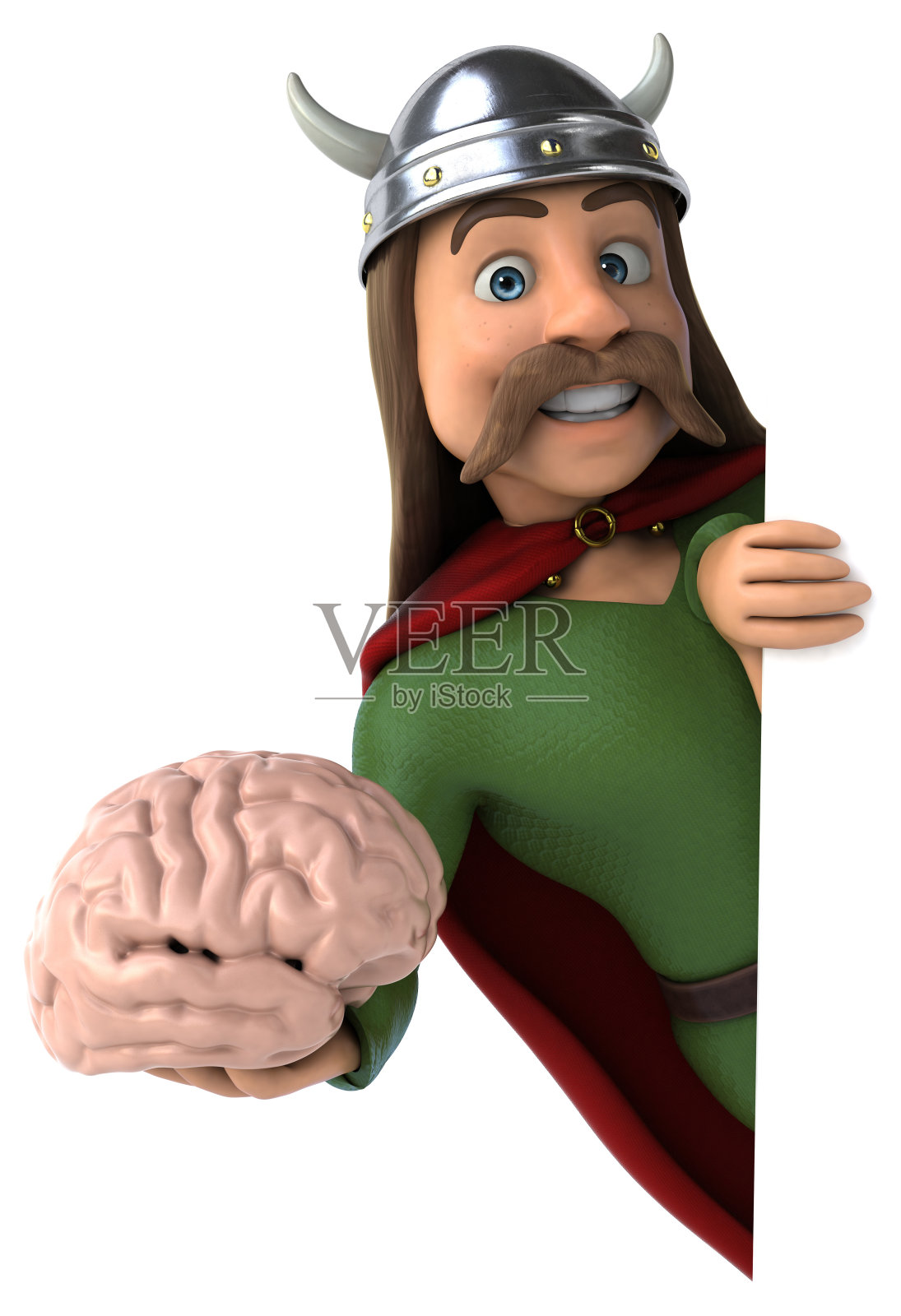 有趣的高卢- 3D插图照片摄影图片