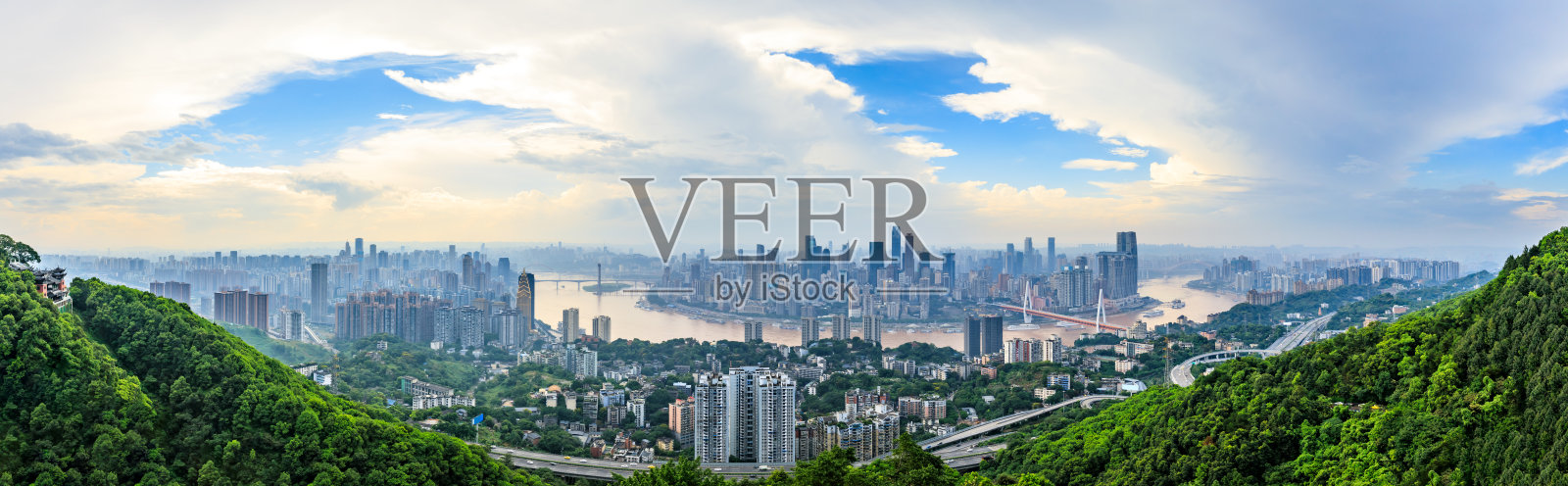 重庆白天的建筑景观和天际线照片摄影图片