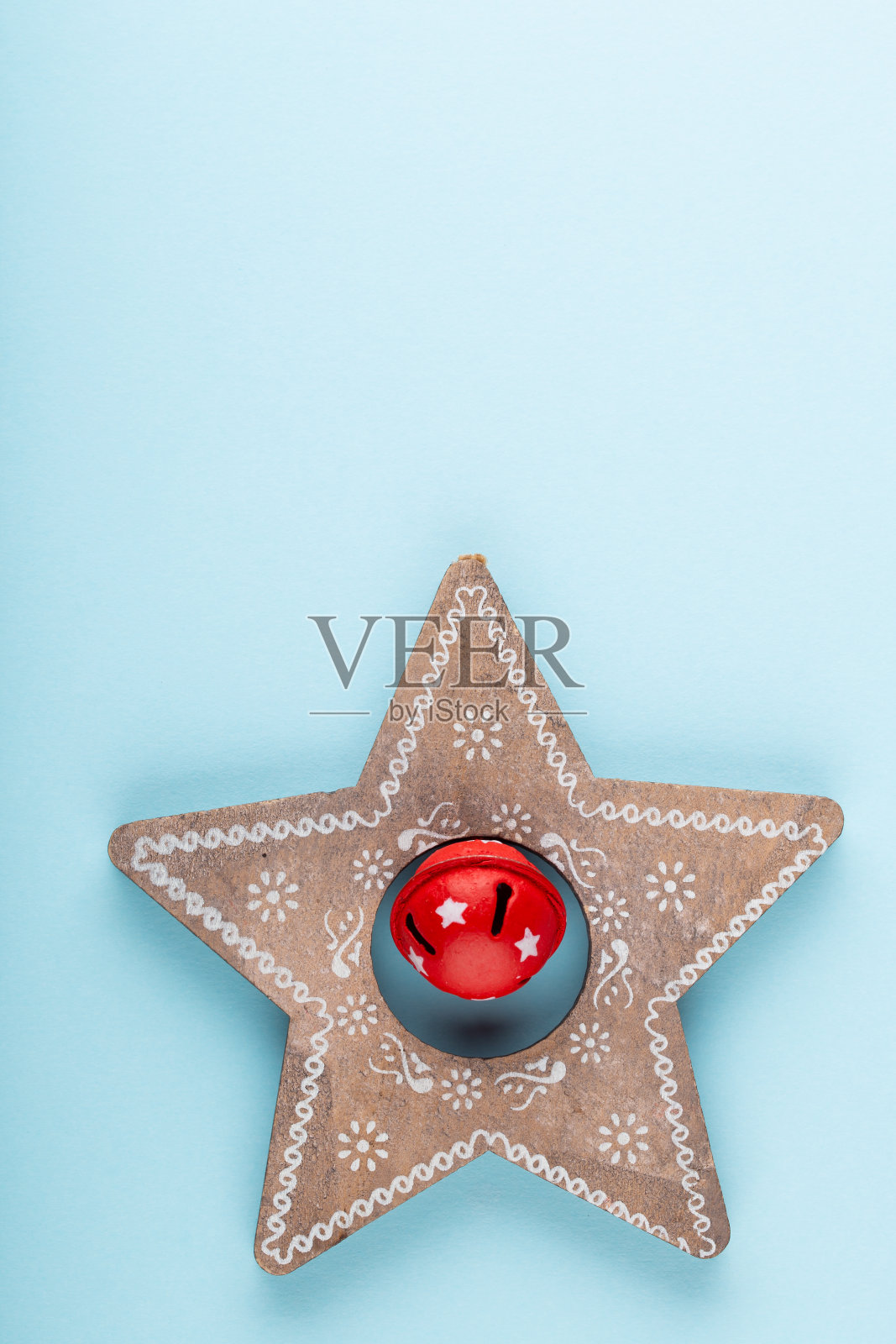 圣诞背景在圣诞装饰，装饰复古风格。贺卡。照片摄影图片