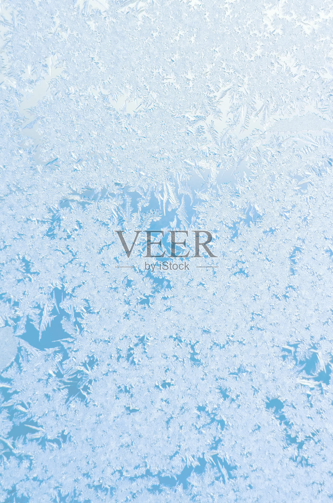 冻结的窗户上有霜冻的图案照片摄影图片