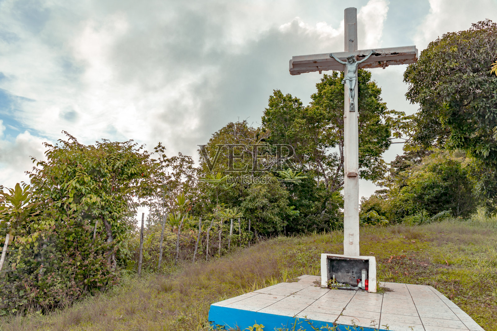 沃克林，马提尼克岛，沃克林山顶照片摄影图片