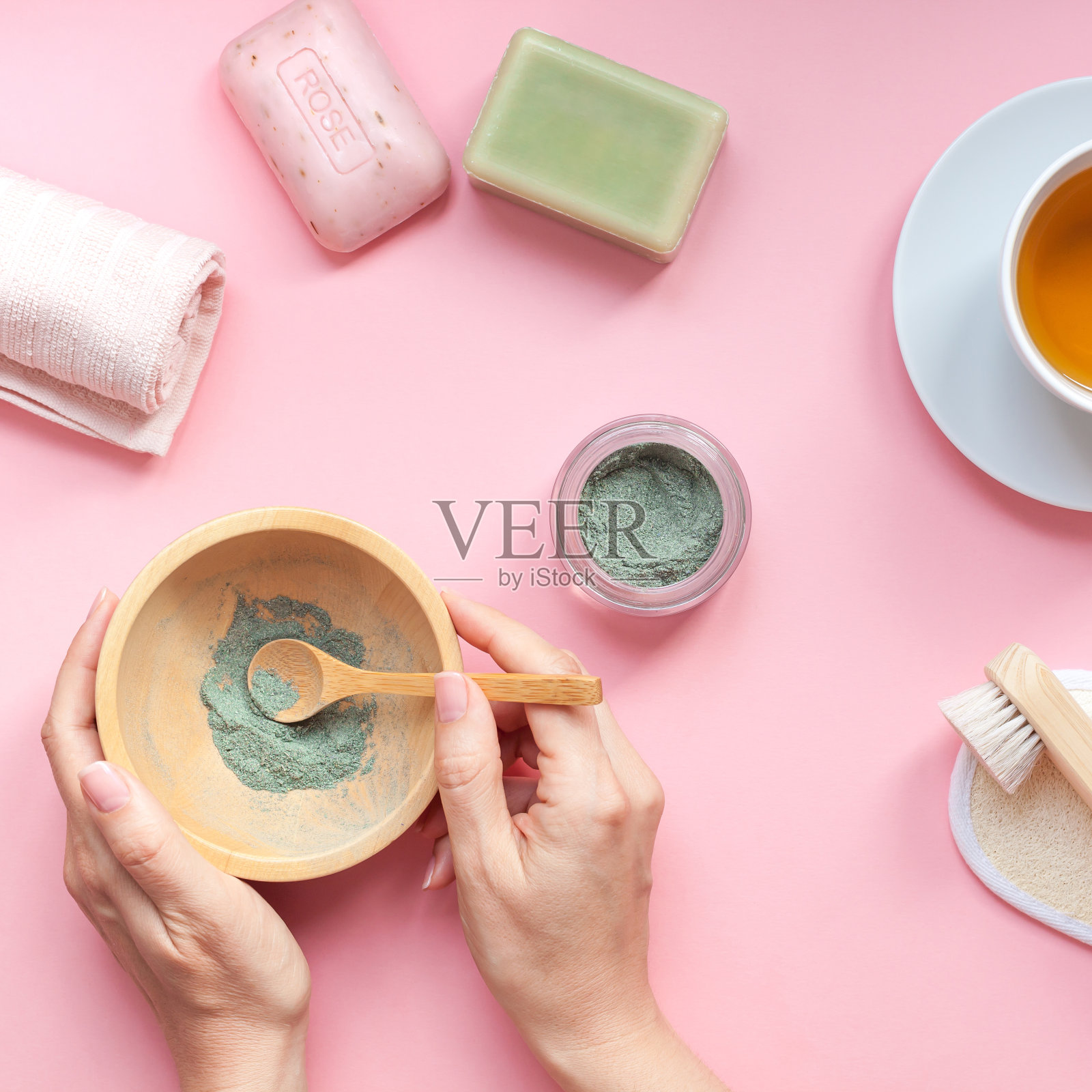 水疗、美容化妆品和身体护理照片摄影图片