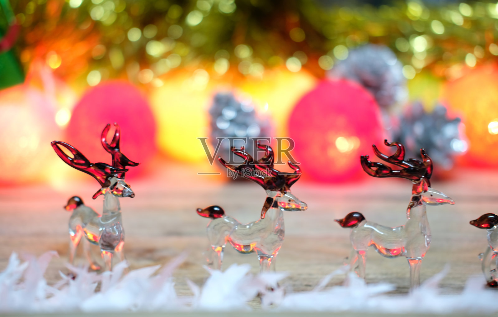 圣诞树装饰品照片摄影图片