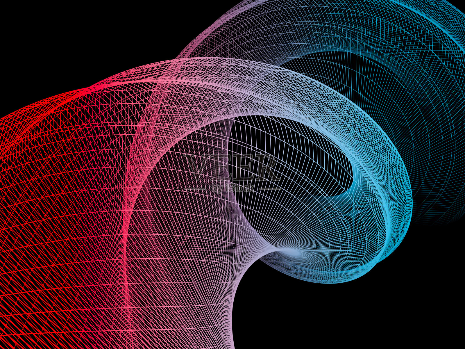 几何抽象技术与科学背景。3 d照片摄影图片