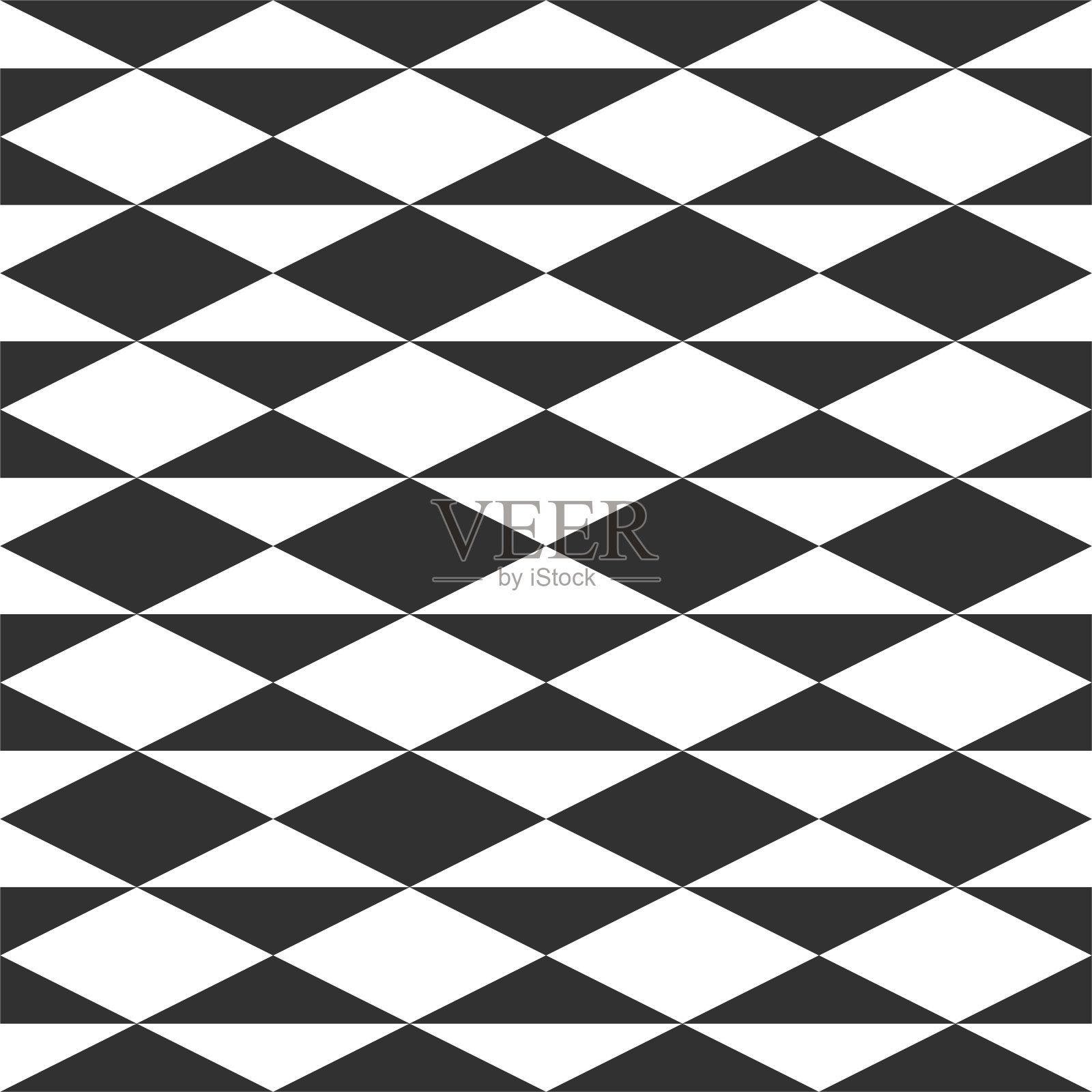 无缝矢量三角形模式。重复的模式。10eps设计用于织物，纺织品，包装，封面等。插画图片素材