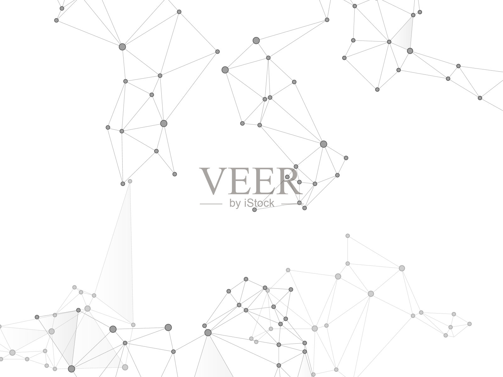 社交媒体传播数字概念。插画图片素材