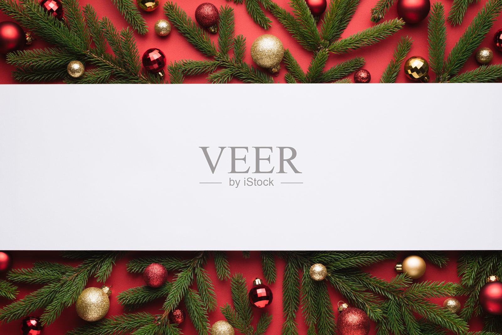 圣诞节或新年的装饰背景照片摄影图片