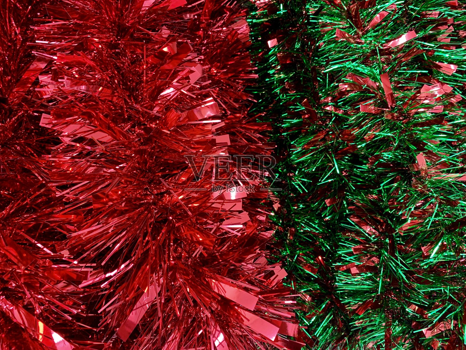 节日圣诞的金丝花环照片摄影图片