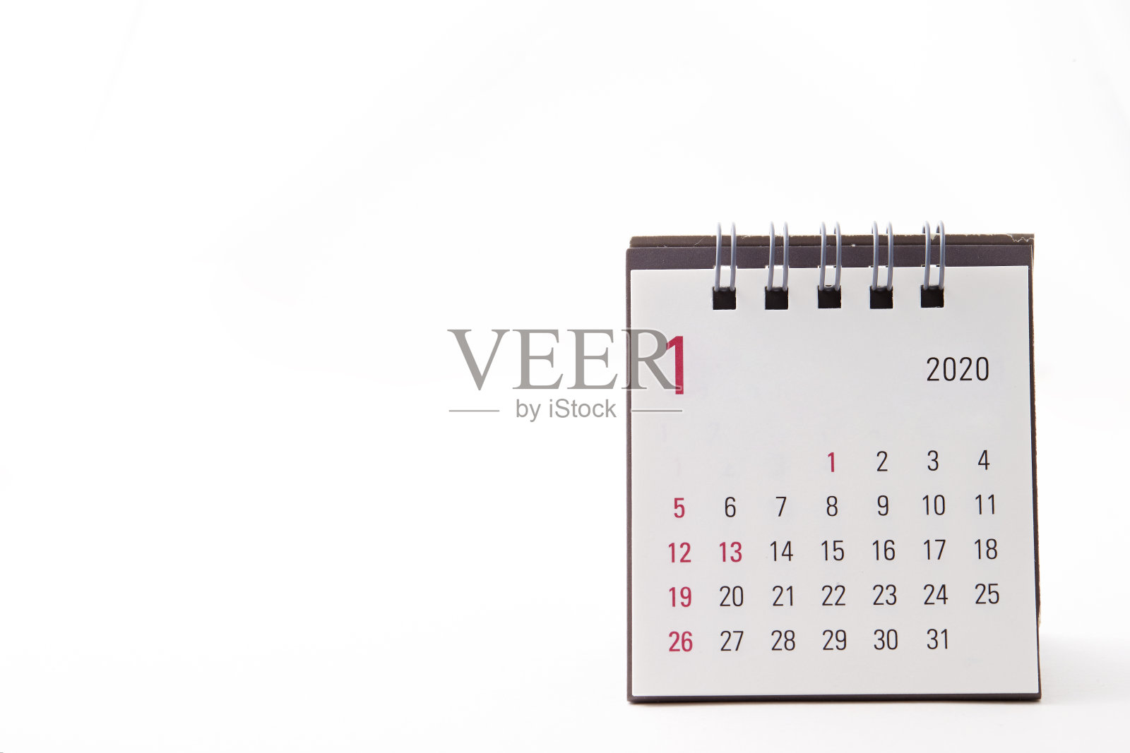 2020年1月日历照片摄影图片