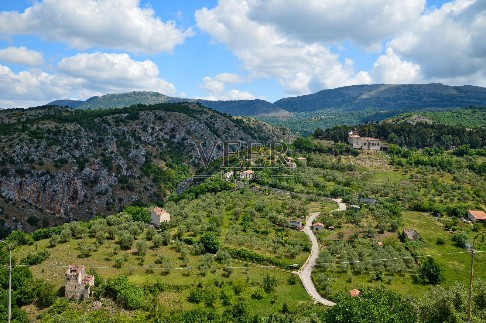 去古老的意大利村庄旅游照片摄影图片