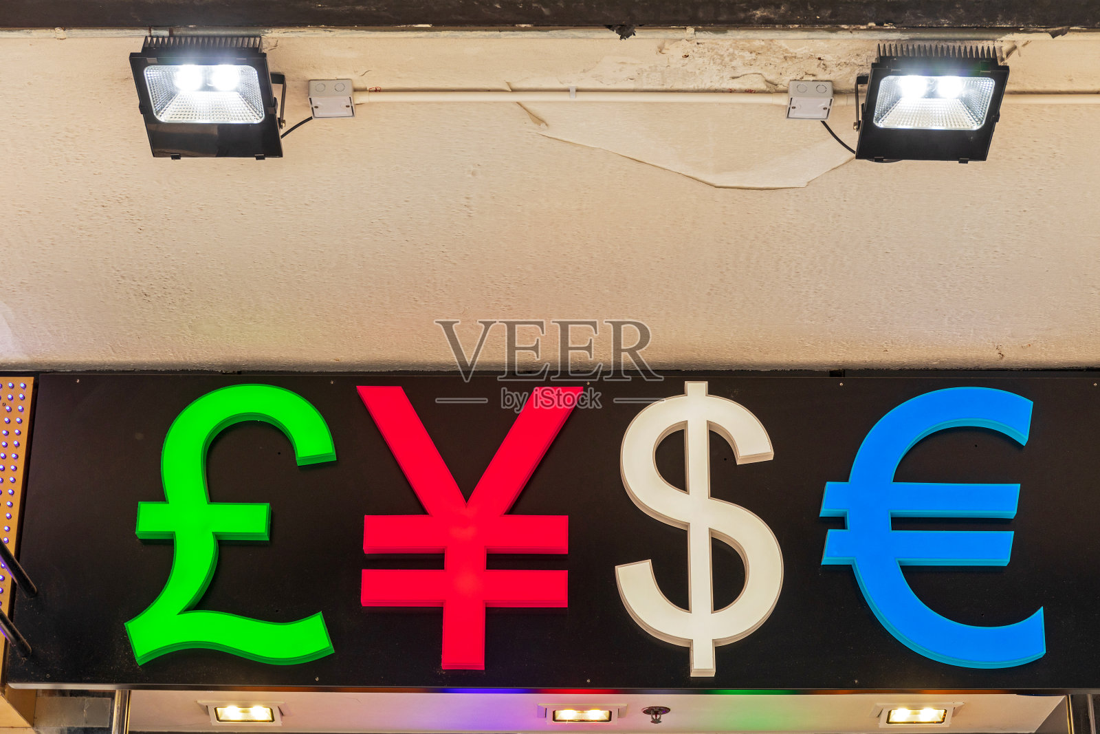 钱的迹象照片摄影图片