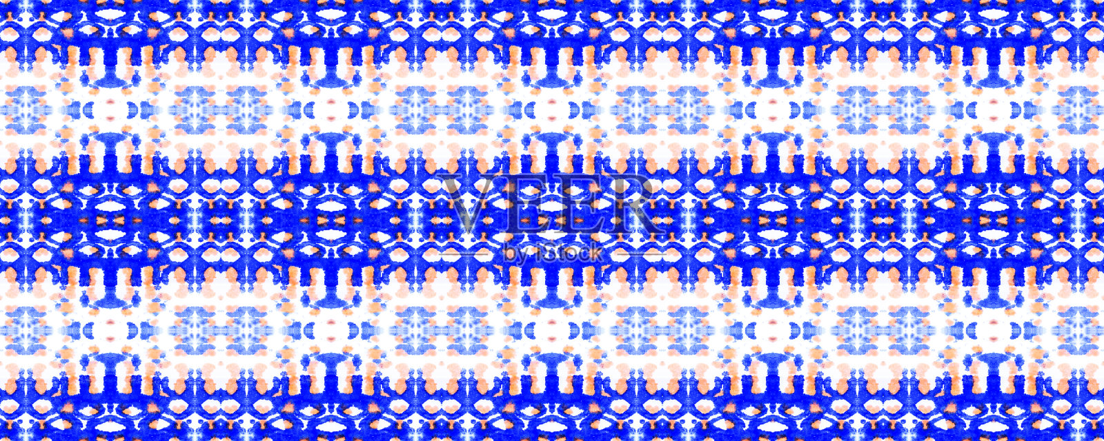 民族无缝模式。插画图片素材