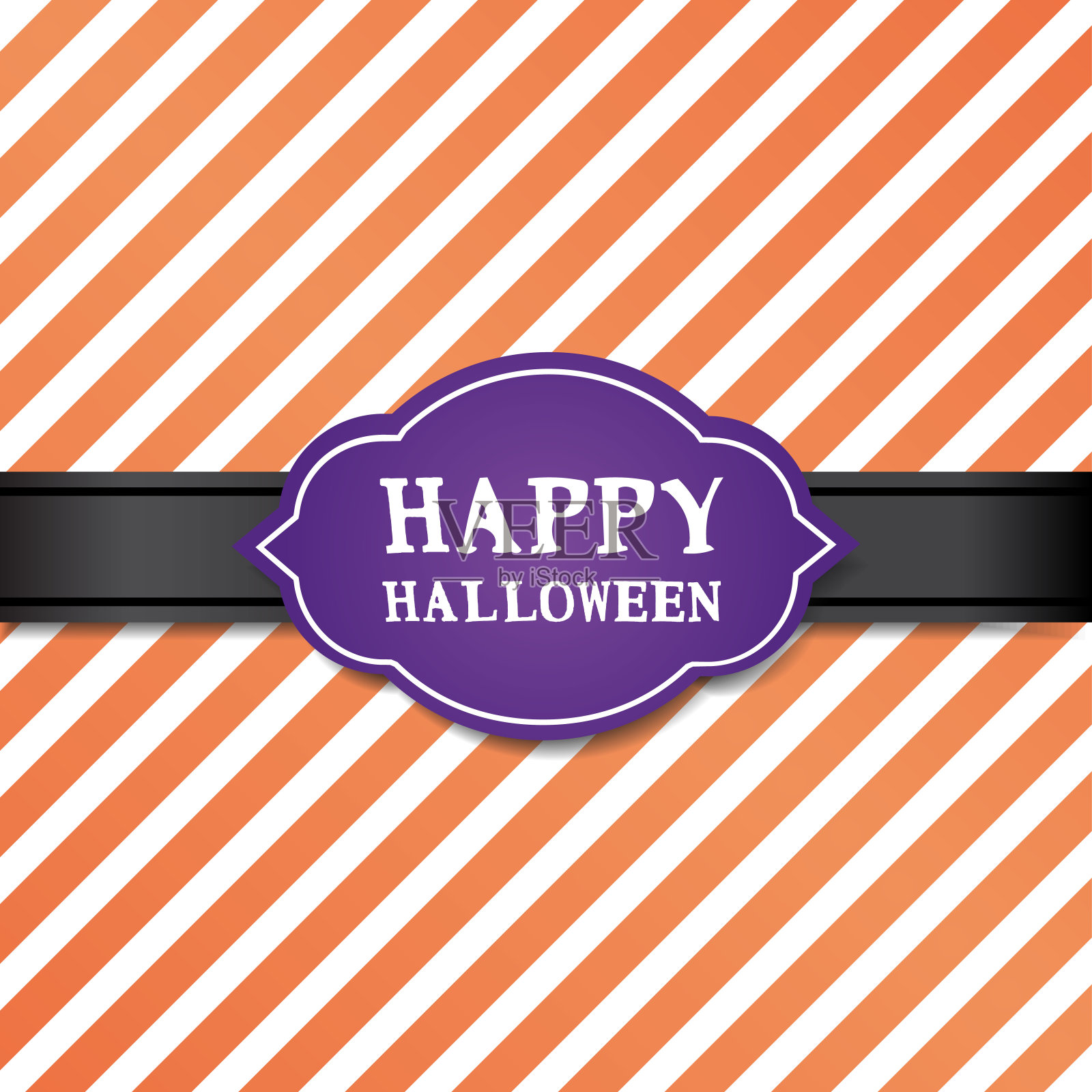 万圣节节日图案，矢量插图设计模板素材