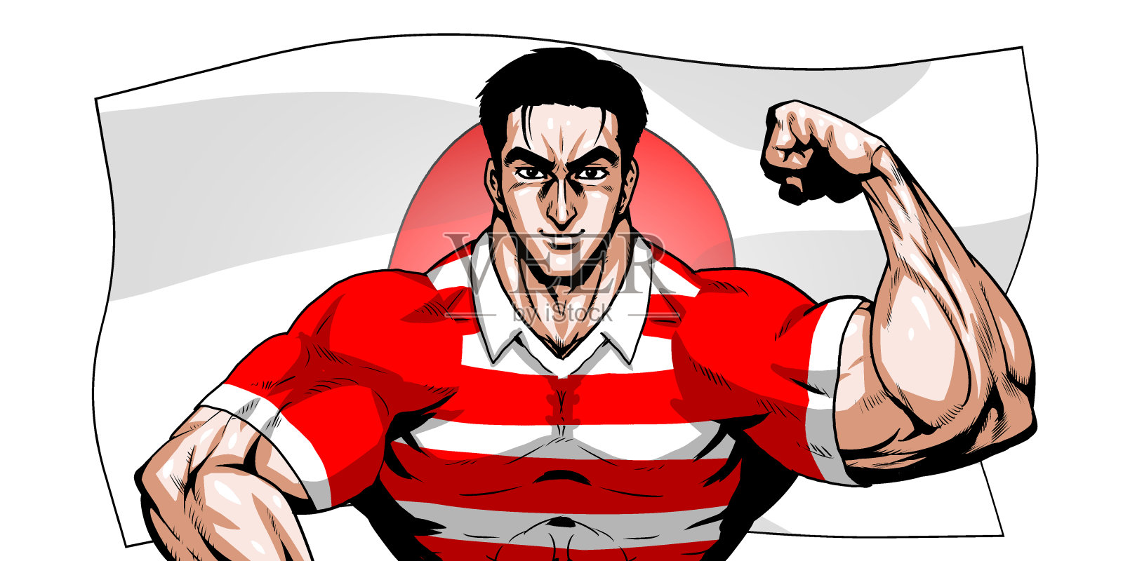 橄榄球插画图片素材