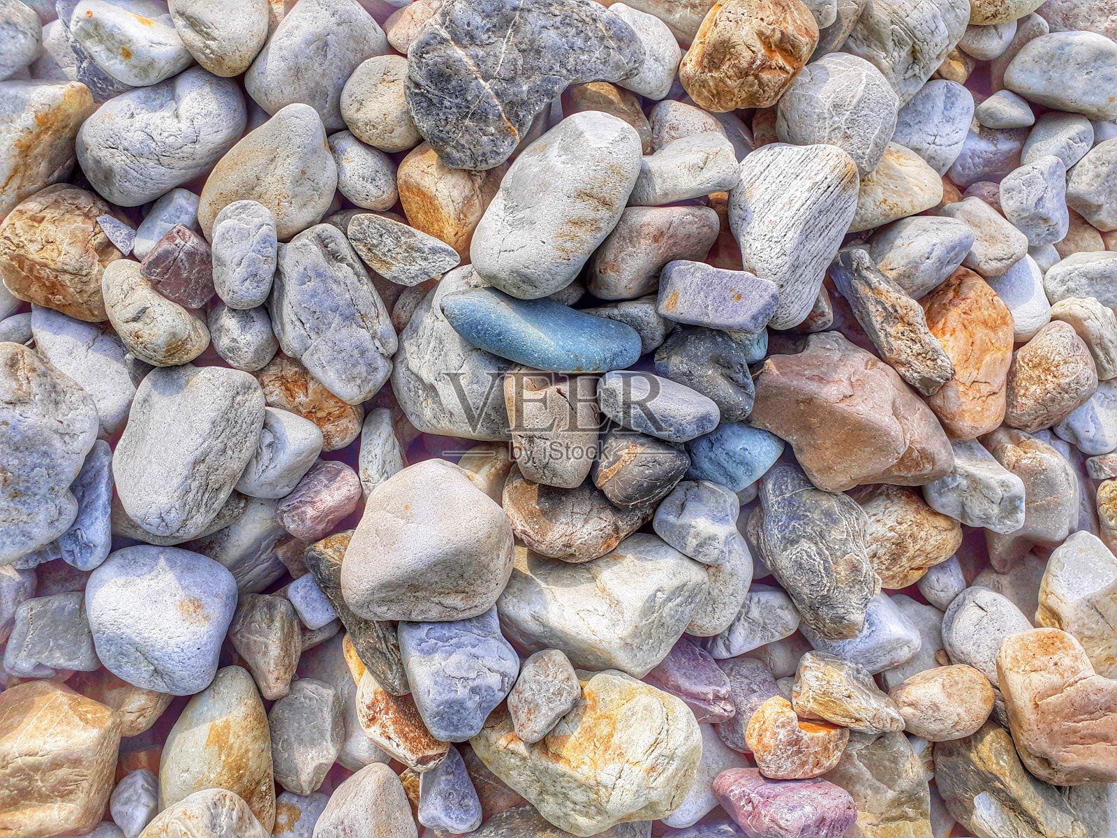 彩色鹅卵石的质地照片摄影图片