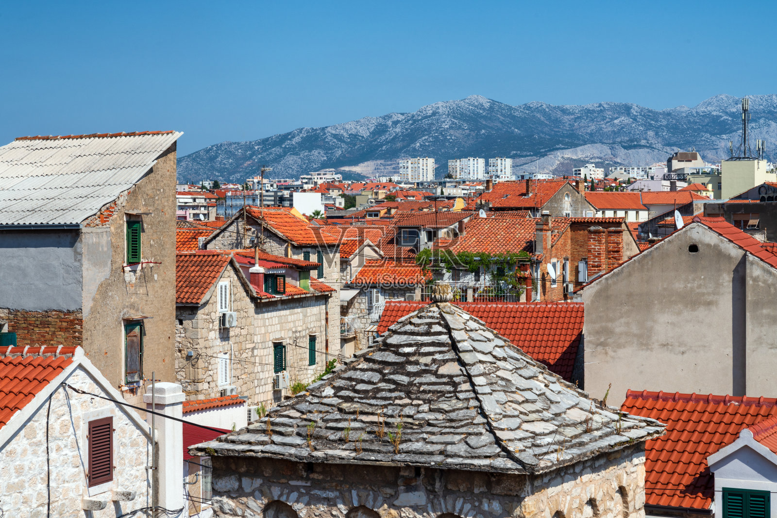 历史古城斯普利特，克罗地亚照片摄影图片