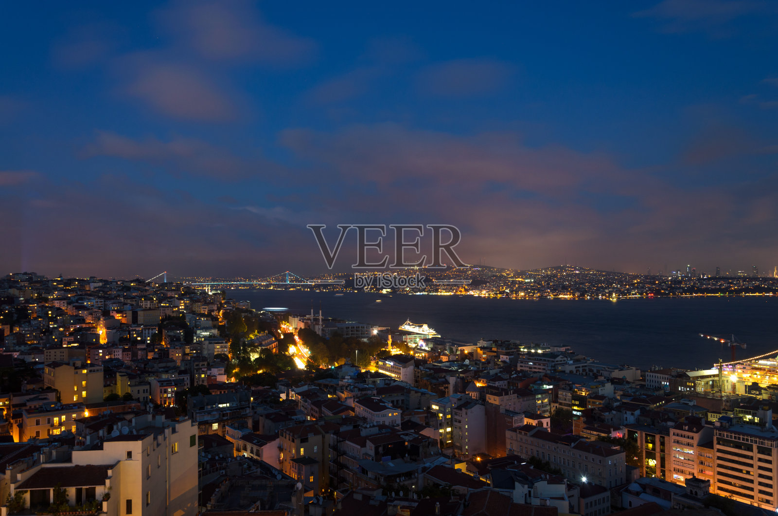 伊斯坦布尔和博斯普鲁斯海峡照片摄影图片