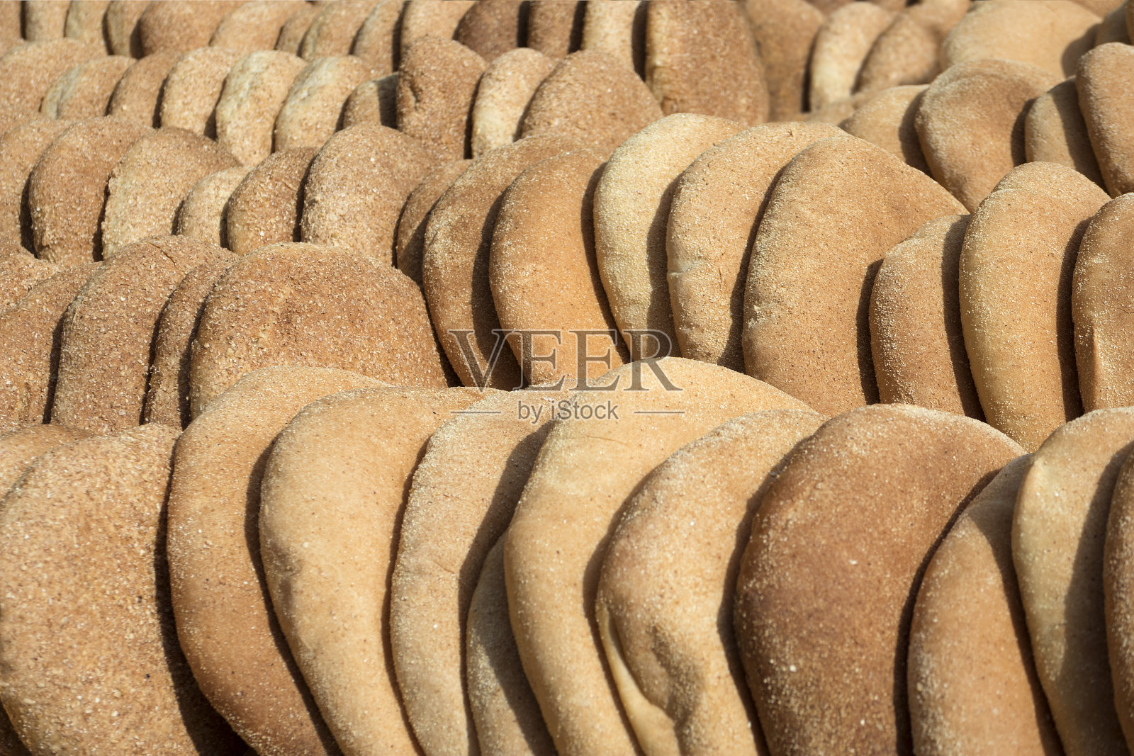 传统的圆形摩洛哥面包照片摄影图片