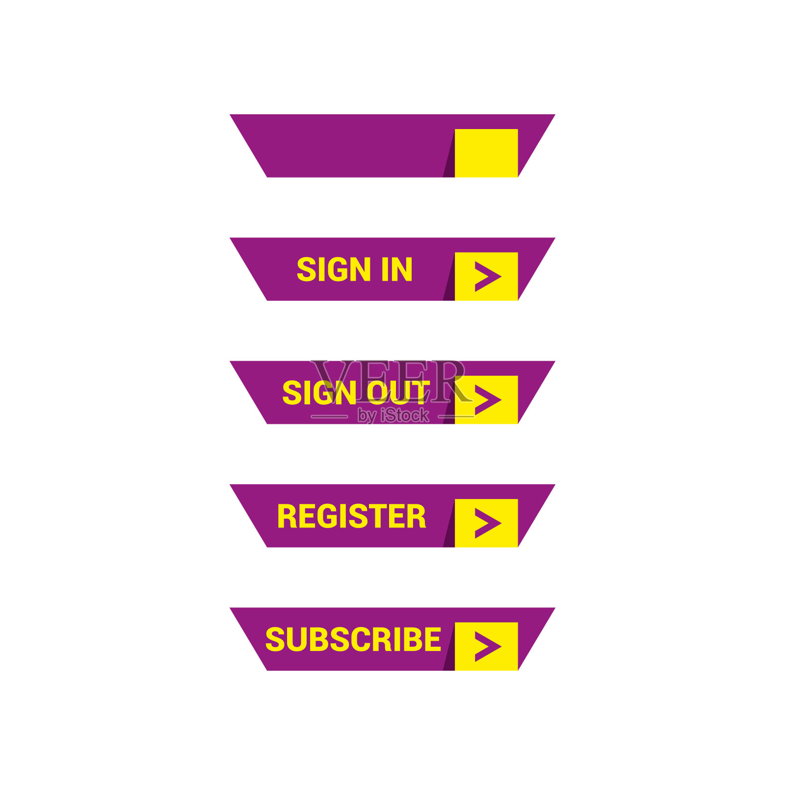 网页按钮23插画图片素材