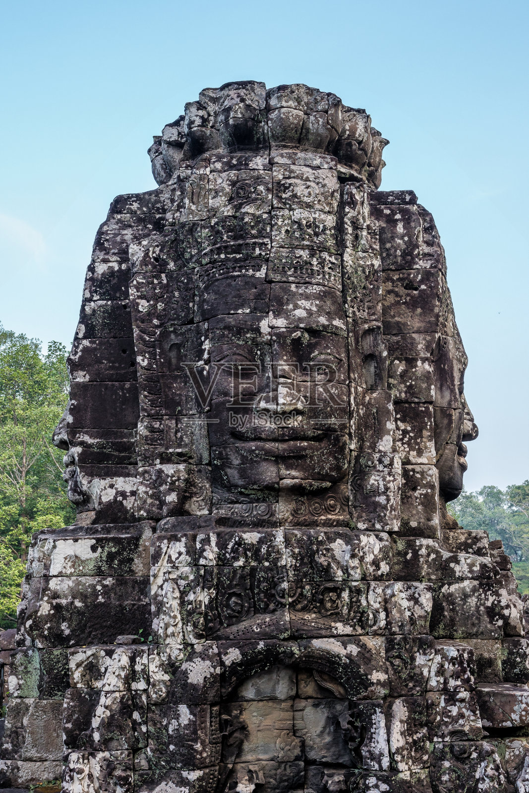 吴哥窟是柬埔寨暹粒的一座庙宇建筑群。照片摄影图片