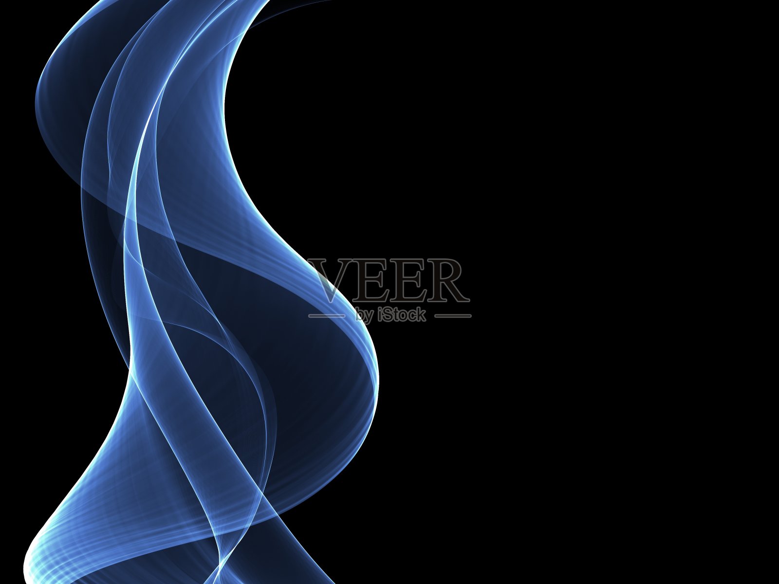 摘要商业软蓝波宣传册模板传单背景照片摄影图片