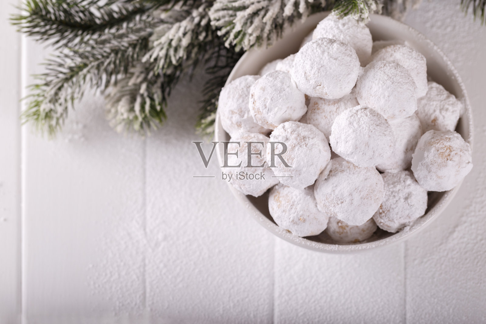 传统希腊圣诞饼干照片摄影图片