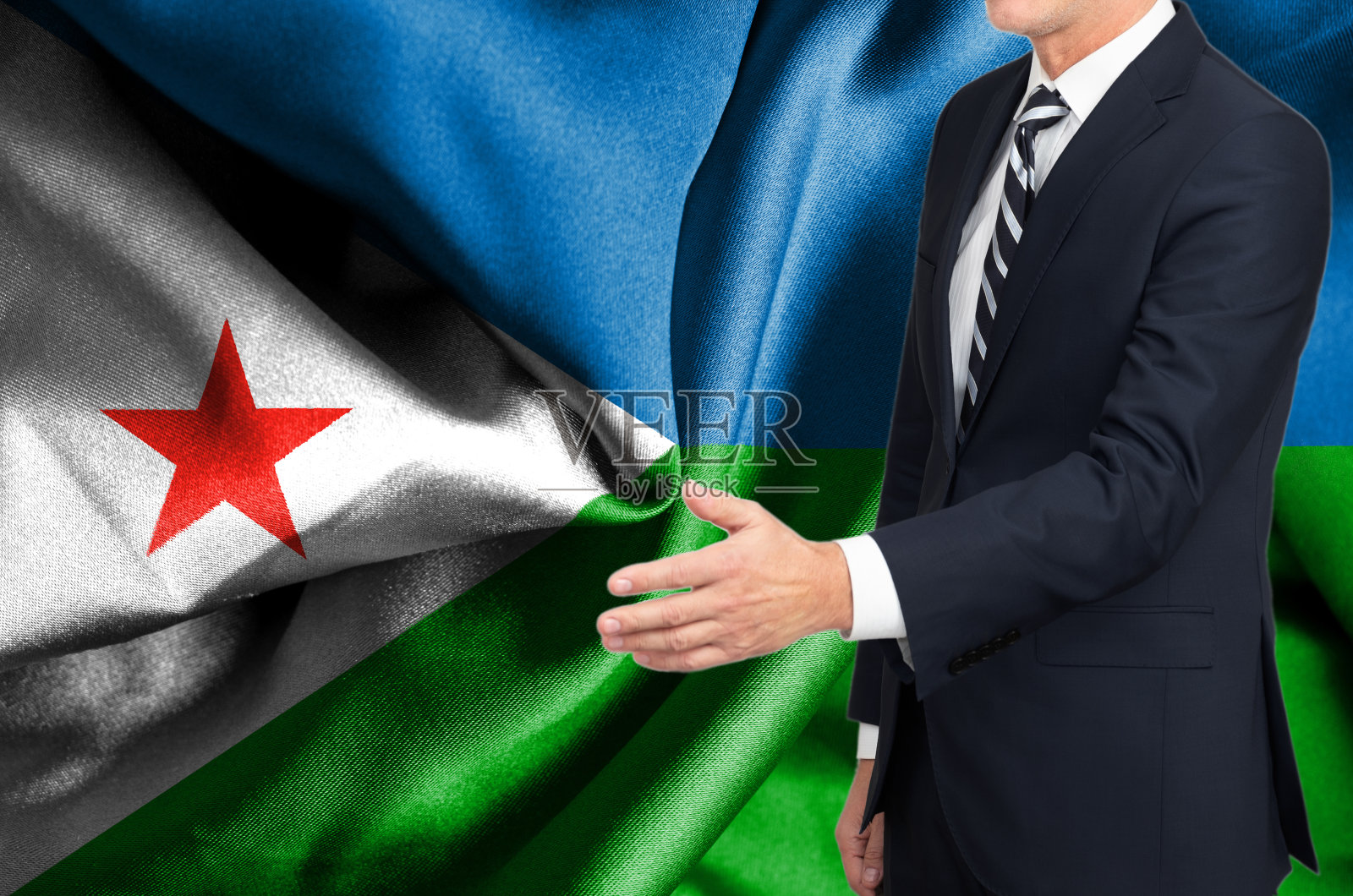 来自吉布提的西装男照片摄影图片