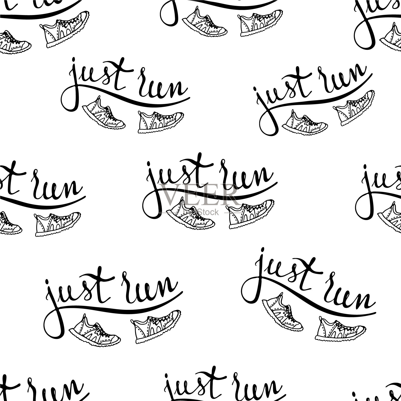 动机运行背景。无缝的运动模式。插画图片素材