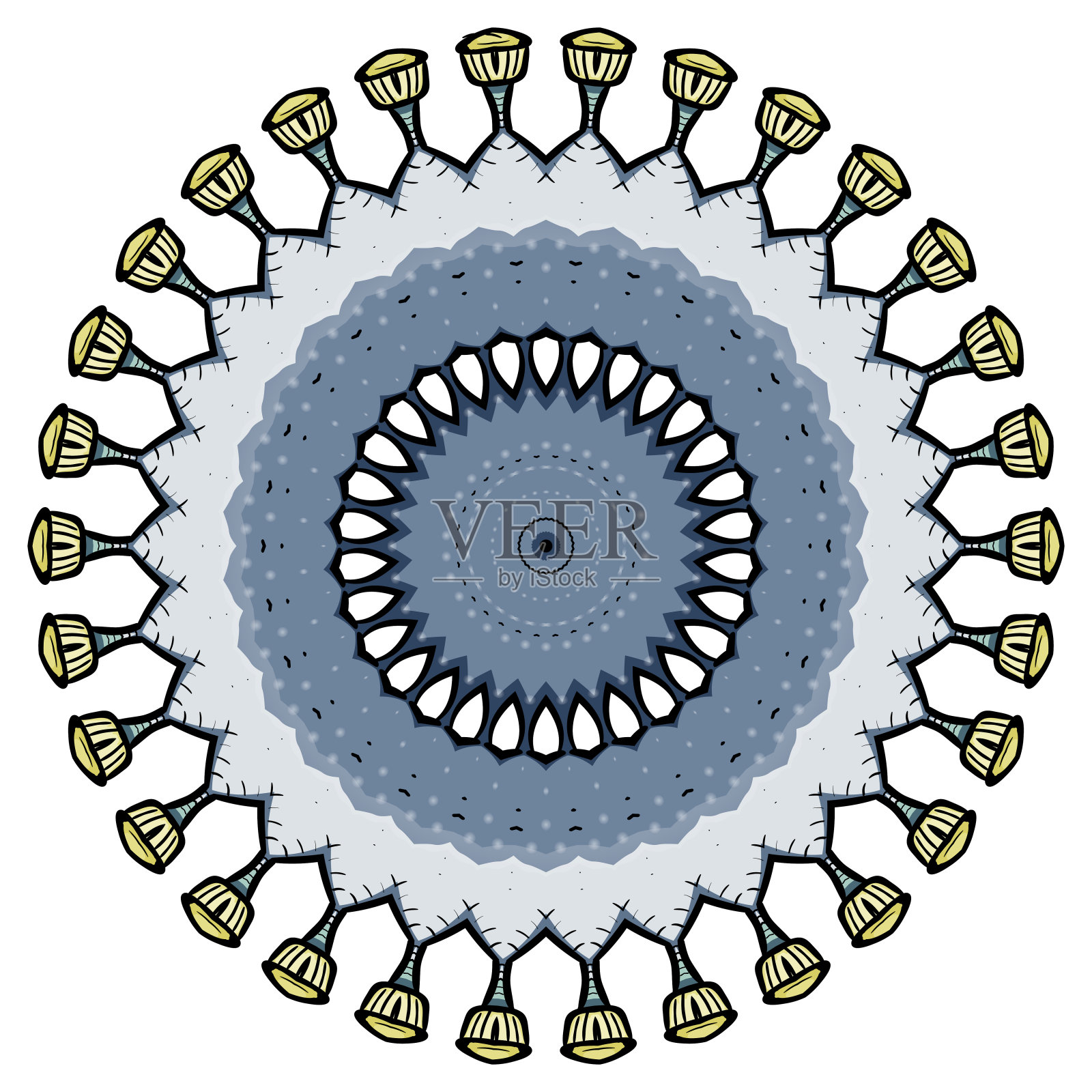 抽象的五彩万花筒背景。抽象的种族矢量墙纸。彩色重复图案马赛克-矢量。矢量图插画图片素材