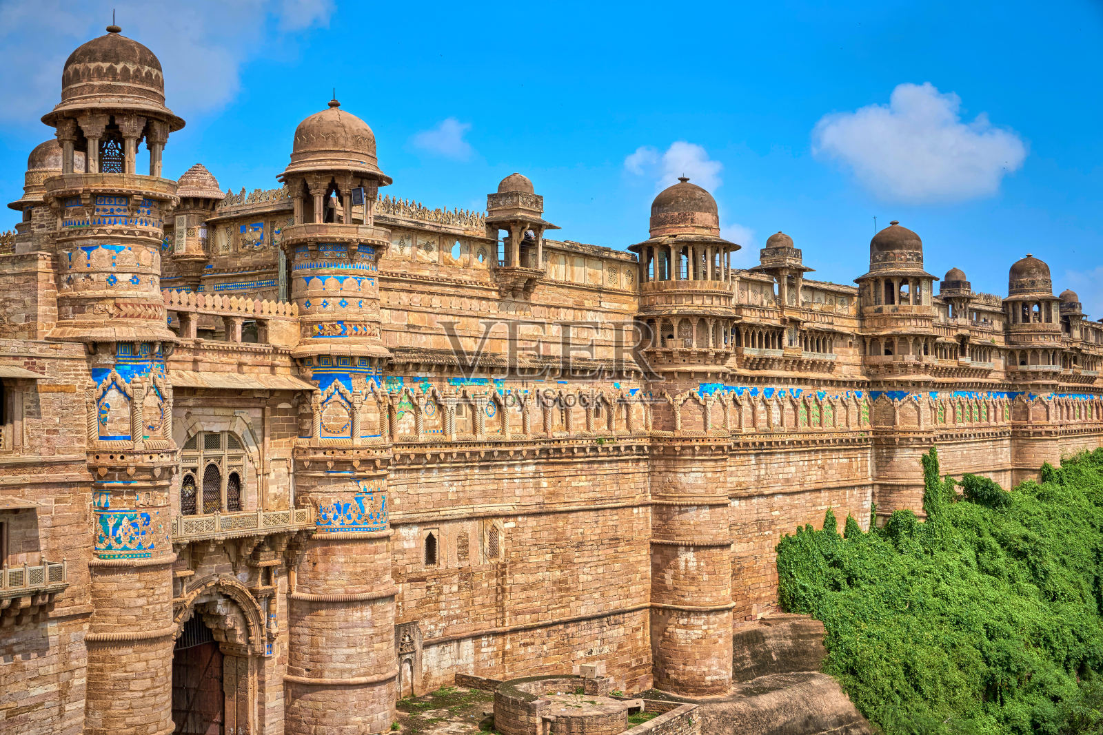 瓜廖尔堡印度中央邦照片摄影图片