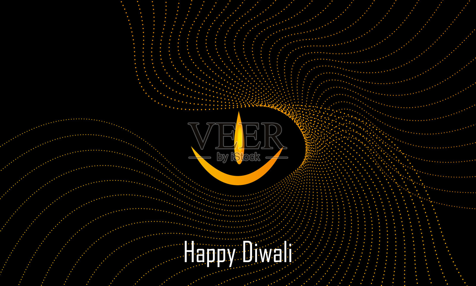 排灯节快乐，节日海报。设计模板素材