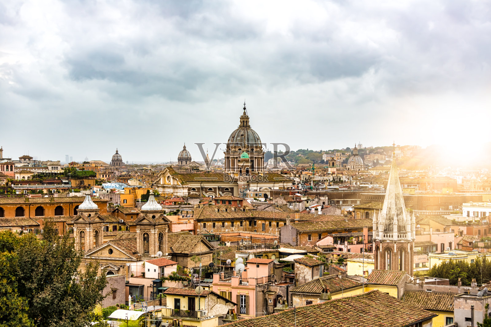 天际线罗马照片摄影图片