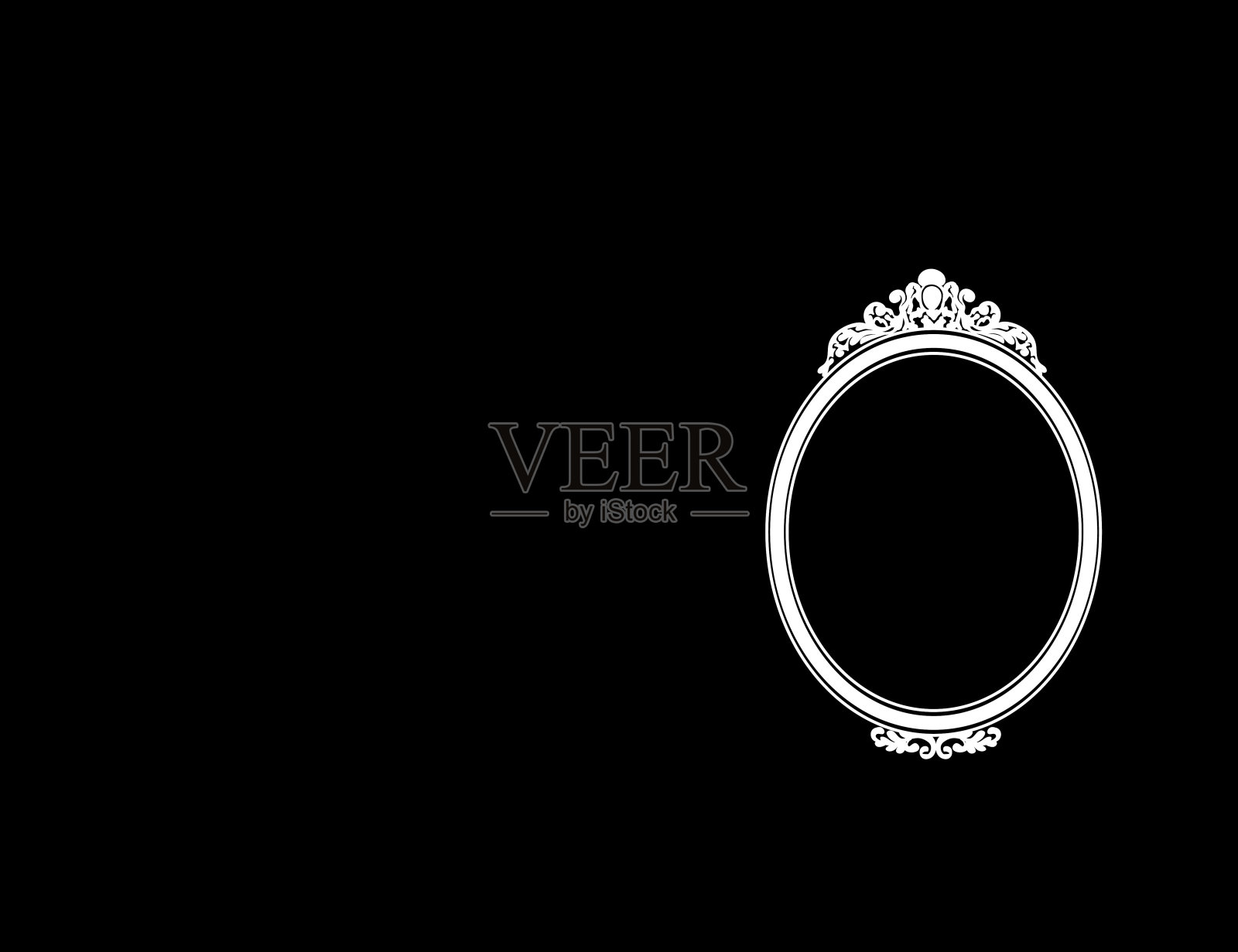 老式黑镜插画图片素材