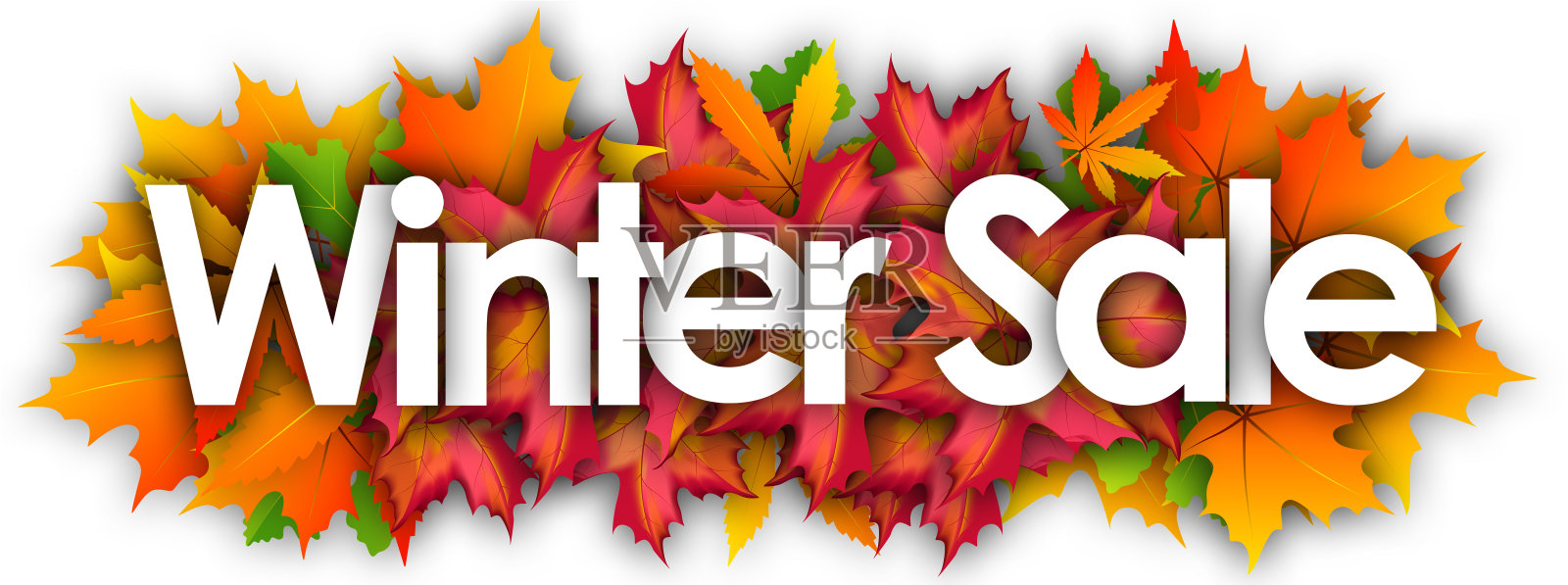 冬季销售插画图片素材