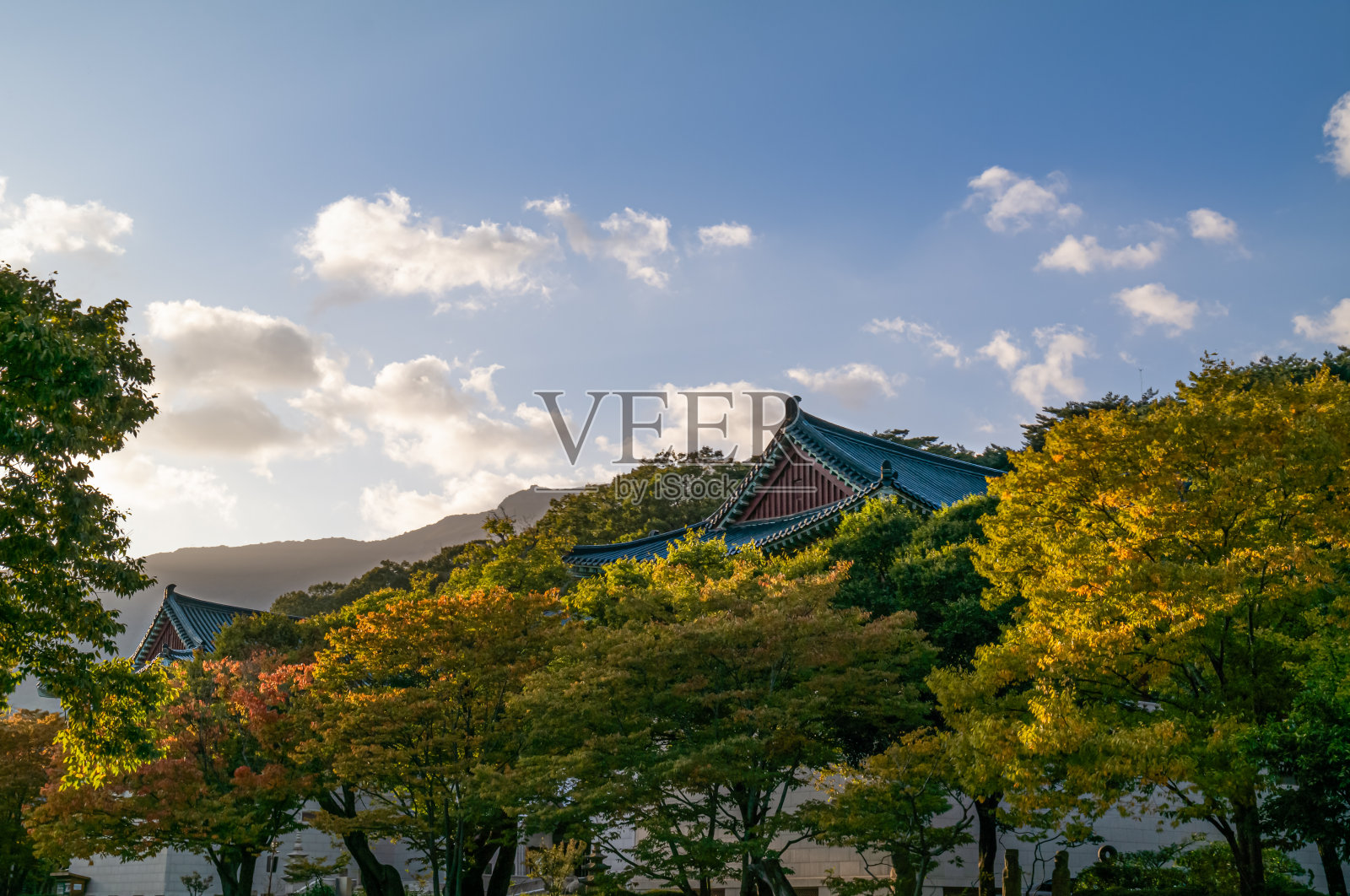 东都寺，位于韩国釜山附近的世界文化遗产照片摄影图片
