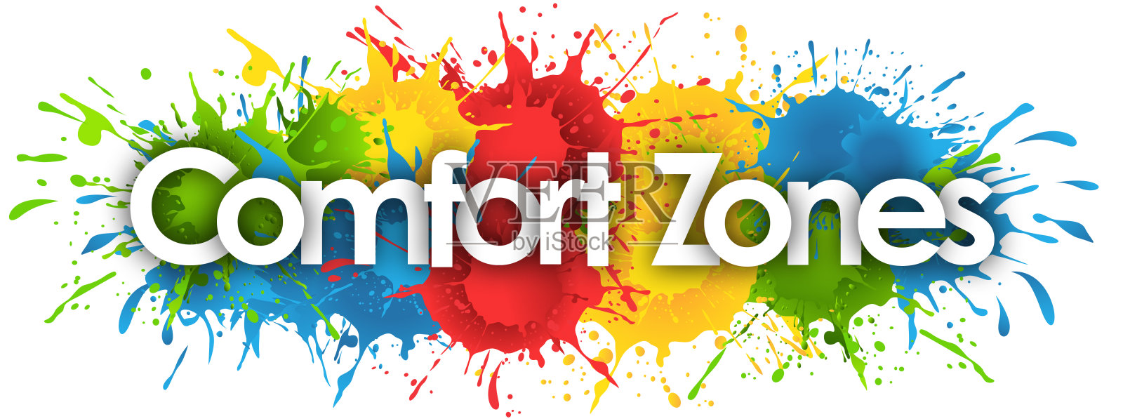 舒适地带插画图片素材