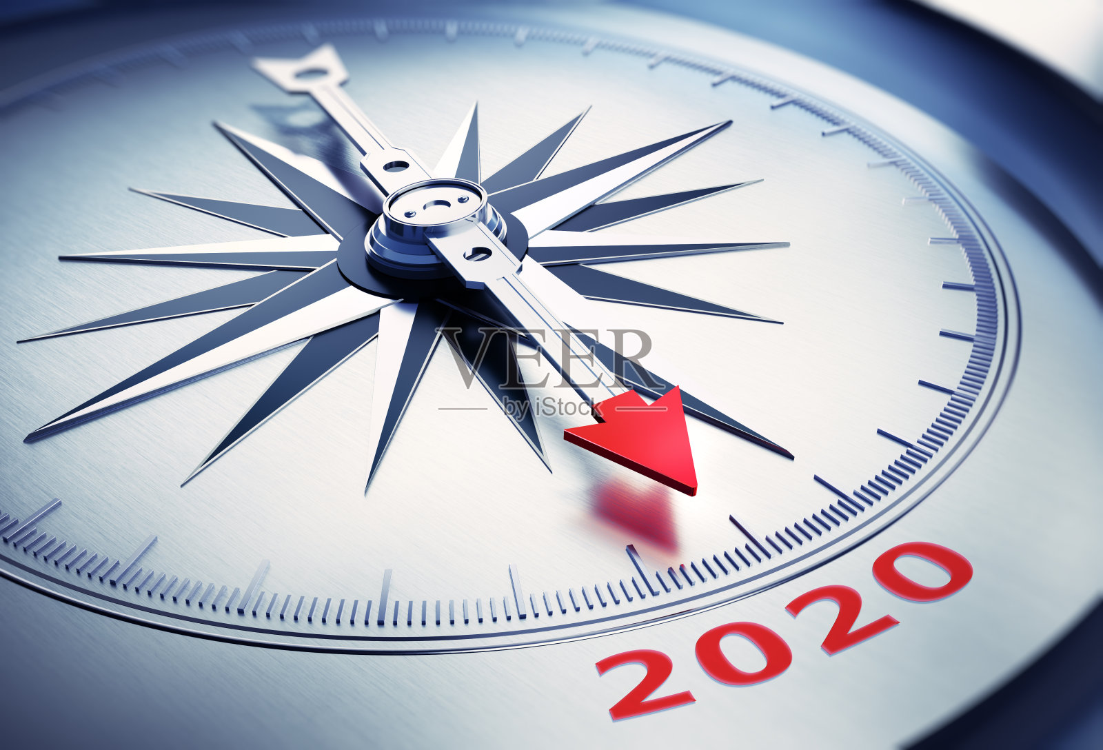 灰色金属罗盘2020照片摄影图片