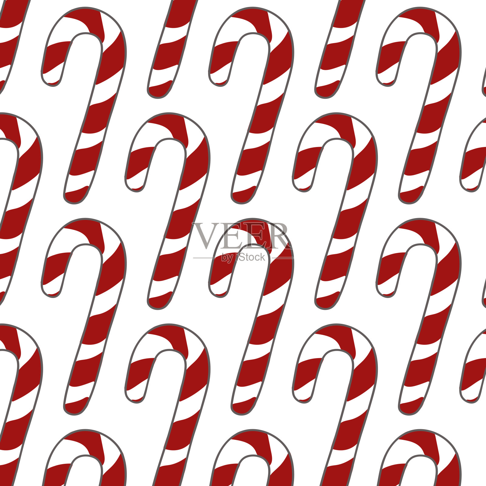 动画糖果藤无缝模式插画图片素材