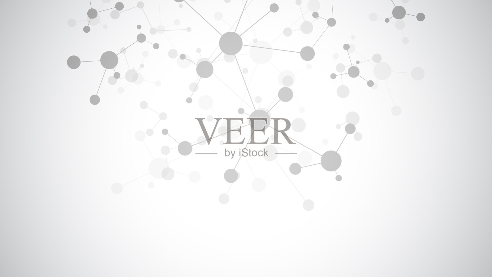 分子的抽象背景。分子结构或DNA链，基因工程，神经网络，创新技术，科学研究。技术、科学和医学概念。插画图片素材