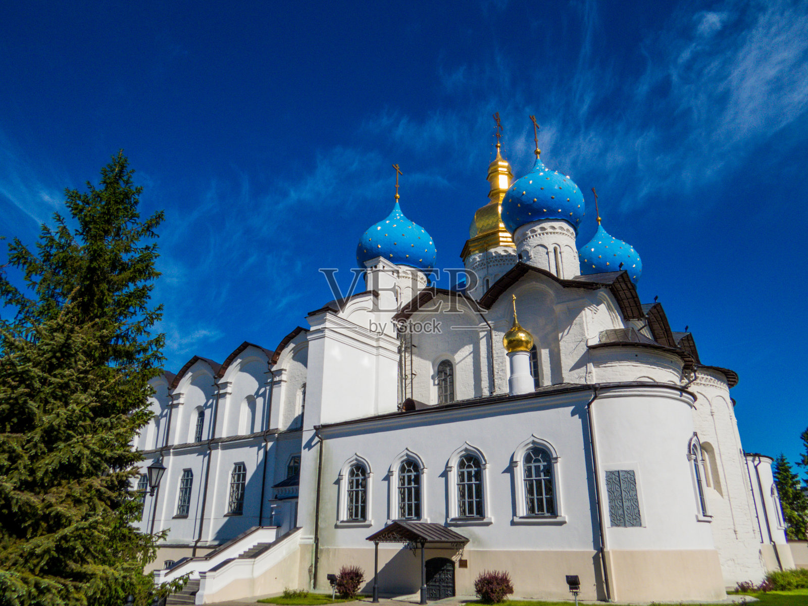 报喜大教堂，克里姆林宫，喀山，鞑靼斯坦共和国，俄罗斯照片摄影图片