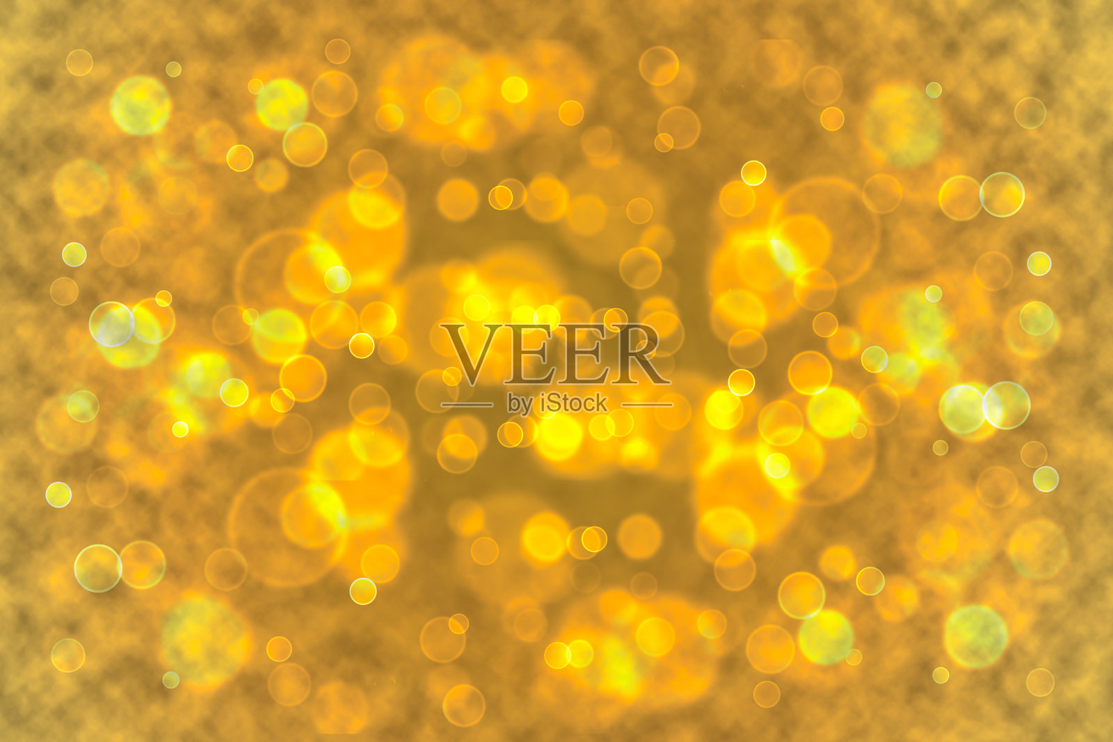 金色豪华抽象模糊虚景室内的门灯泡泡照片摄影图片