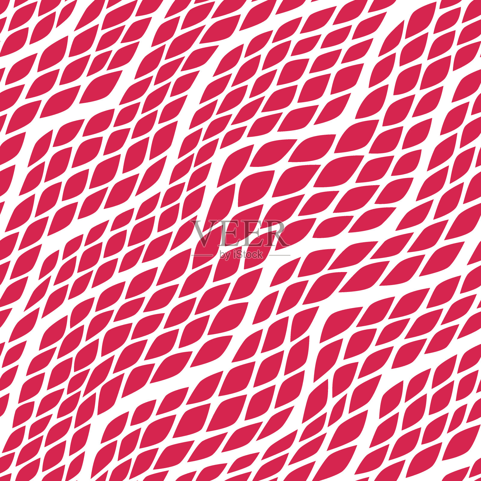 无缝抽象波浪图案与彩色菱形。矢量插图与树叶。矢量插图与蛇皮肤纹理。插画图片素材